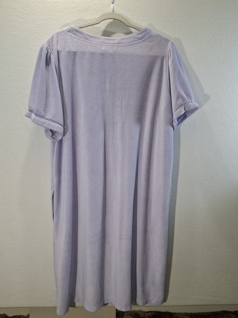 Lavender Grandma House Dress Gown - Picture 2 of 15